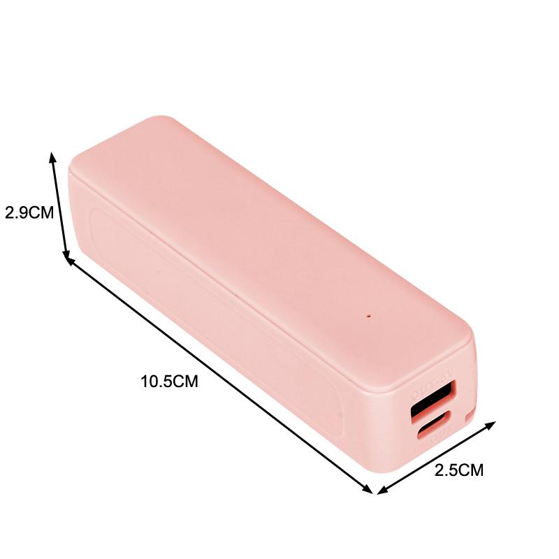 DIY 21700 Power Bank Case Portable Type-C 5V1A Mini Power Supply Kit for Backpacking Lightweight Power Supply