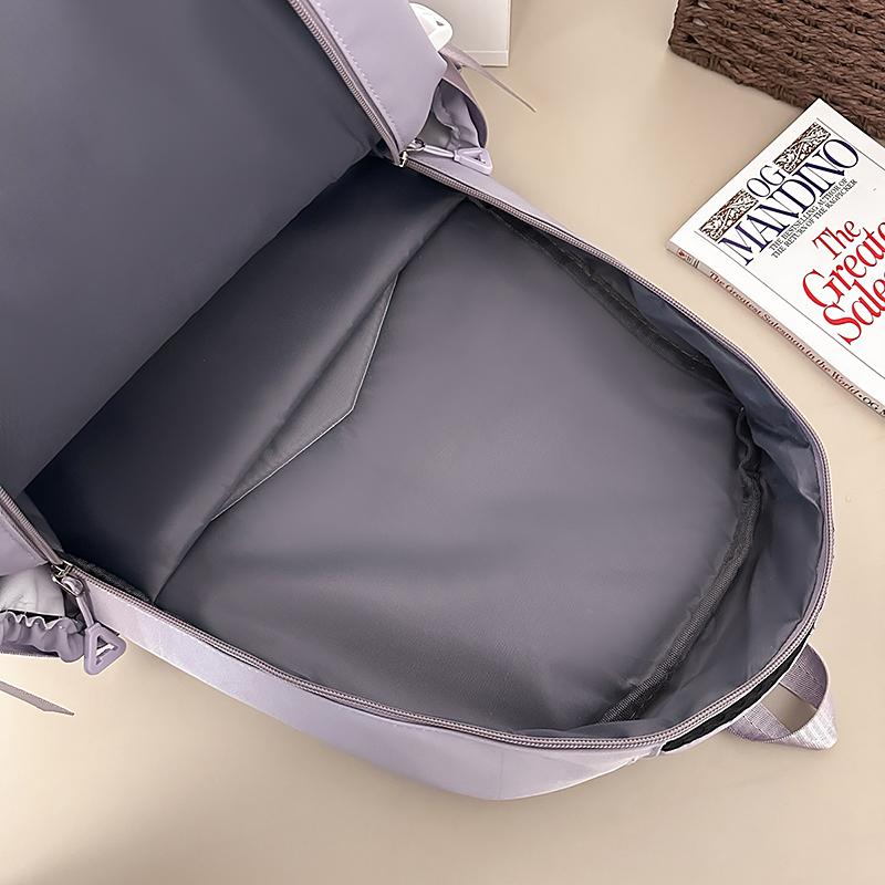 Large Capacity Student Schoolbag Lightweight Waterproof Women's Backpack Class Commuter Backpack