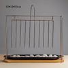 Western Style Barbecue Skewers Italian Dish Skewers and Plates Stainless Steel Skewer Rack Plate Creative Restaurant Skewers