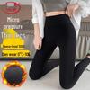 Langsha Women's Thermal High-Waist Fleece-Lined Stirrup Leggings