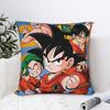 Dbz Pillowcase Polyester Cushion Cover Decoration Cartoon Anime Pillow Case Cover Home Square 40*40Cm