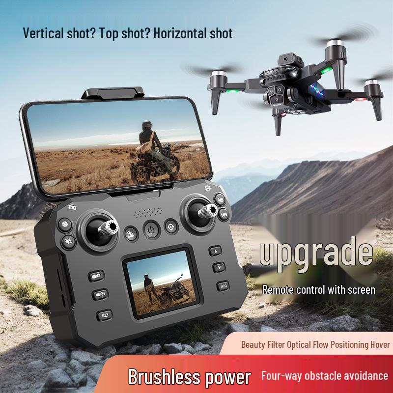 Ky605s Drone with Screen - HD Aerial Photography, Brushless, Optical Flow, Quad Axis Control