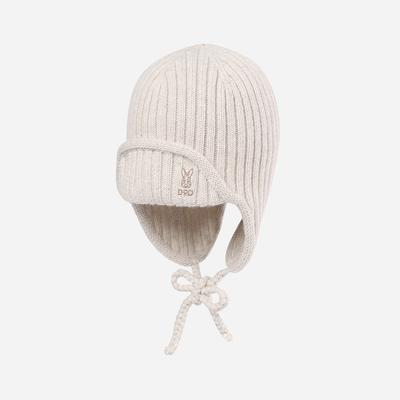 DOD Wool Earflap Beanie - Beige