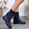 Women Boots New Fashion Warm Thick Sole Snow Boots Women Winter Classic Comfortable Lightweight Shoes for Women Botas De Mujer