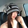 Soft Baggy Strip Hat Spring Autumn Beanie Hats Fashion Y2k Striped Cap  Outfits