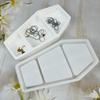 Coffin Resin Tray Molds for Making Jewelry Tray Earrings Display Stand DIY Craft Coffin Shaped Jewelry Tray Molds
