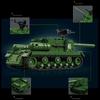 Zweiter Weltkrieg Sowjetischer ISU-152 schweres Sturmgeschütz Panzerzerstörer Selbstfahrlafette Artillerie Bausatz Modell Militärische Bausteine Spielzeug