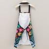 Keukenschort met bloemenprint Waterdicht Restaurantuniform Mode Catering Werkkleding voor Dames
