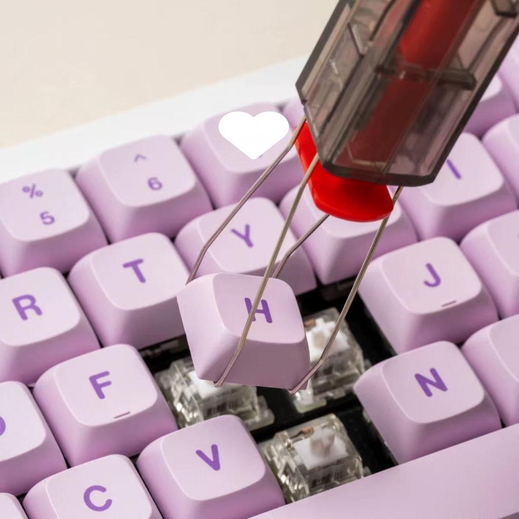 2-in-1 Keycap and Switch Puller for Hot-Swappable Mechanical Keyboards - Key Removal and Cleaning Tool
