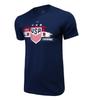 NOI. Federazione Calcio Logo USWNT Maglietta Adulto Aggiungi NOME & NUMERO Logo Blu 201