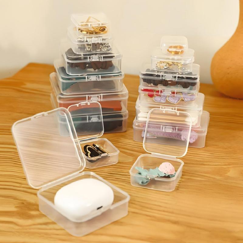 Pp Aufbewahrungsbox Mini Transparenter Kunststoffbehälter Quadratisch Rechteckig Verpackungsbox Für Schmuck Perlen Kleine Gegenstände