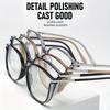 4Pcs Irregular Frame Anti Blue Light Glasses Stylish Large Frame for Men Women