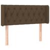 VidaXL LED Headboard Bedroom Furniture Single Bed Accessory Headboard Interior Dark Brown 3123557