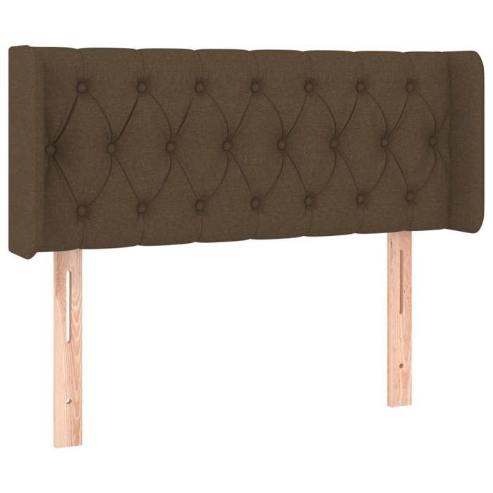 VidaXL LED Headboard Bedroom Furniture Single Bed Accessory Headboard Interior Dark Brown 3123557