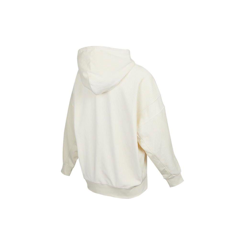 Vans Kangaroo Pocket Embroidered Logo Hoodie Women Tops White VN0A54LP3KS