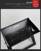 Portable Outdoor Folding Charcoal BBQ Grill and Oven