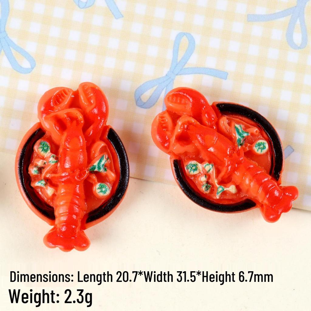 Miniature Resin Food Toys: Bread, Donuts, Refrigerator Magnets, Hair Clips, Kitchen Accessories.