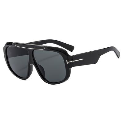 Neue Vintage Großer Rahmen Brillen Trend Übergröße Flieger Sonnenbrillen Damen Herren Luxus Designer Brillen Punk Fahrbrille UV400