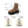Korean version of hot girl punk locomotive medium tube short boots women 2025 autumn and winter new side zipper Internet celebrity small Martin boots
