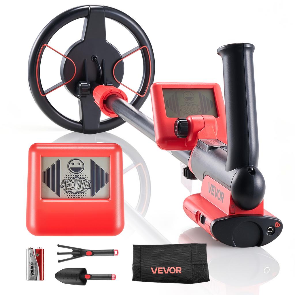 SucceBuy Metal Detector 6" Lightweight LCD Display IP68 Waterproof Search Coil Adjustable 22.8-33.8" High Accuracy For Hunting