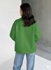 Handmade Jacket Stylish Casual Leather Women's Bomber Green Genuine Lambskin Soft