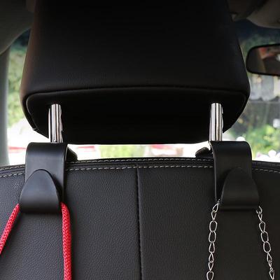 Crochet caché pour dossier de siège auto - Crochet pratique pour appuie-tête de voiture pour petits objets