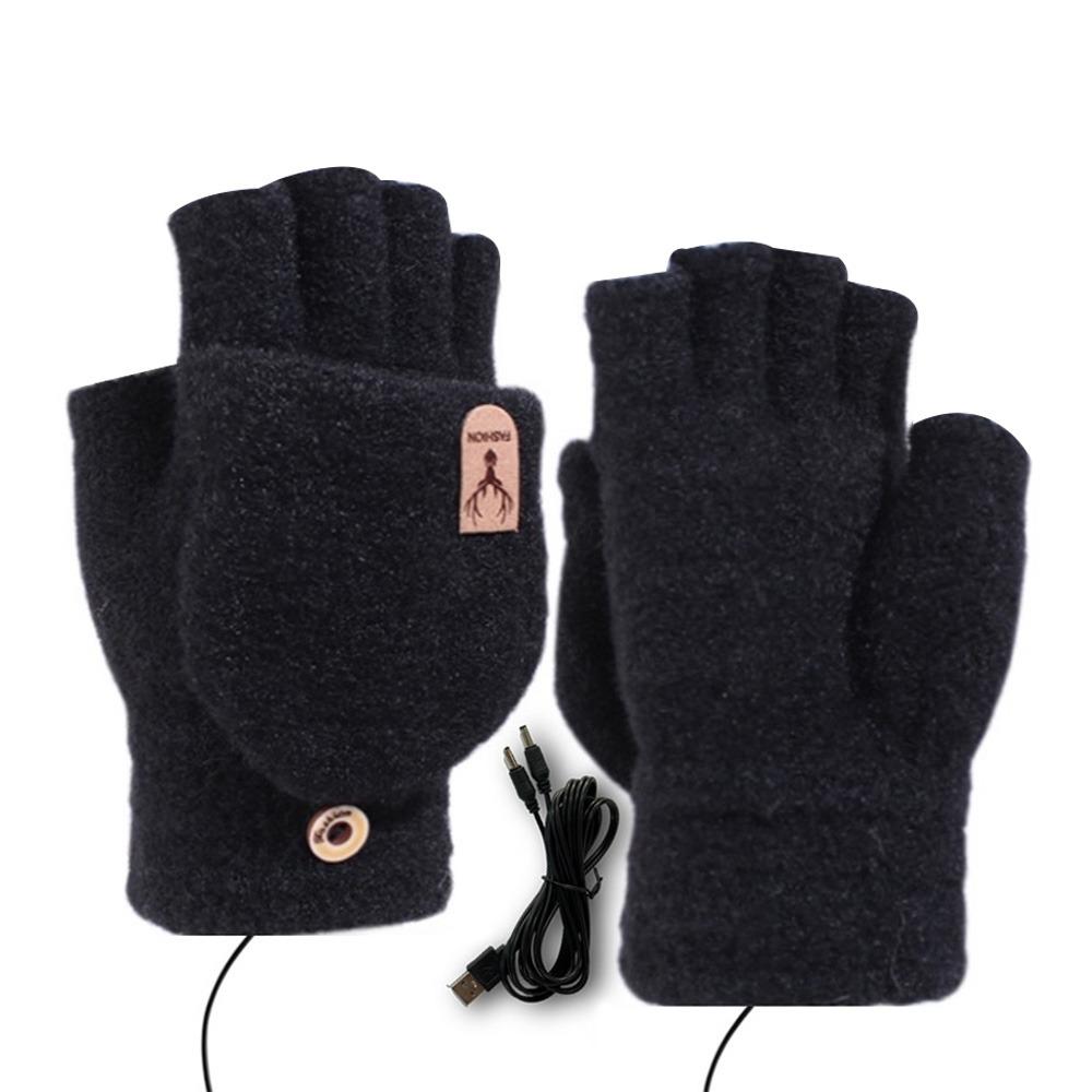 Durable Winter USB Heated Gloves Adjustable Non-Slip Touchscreen Gloves Reusable Warm Hand Warming Gloves