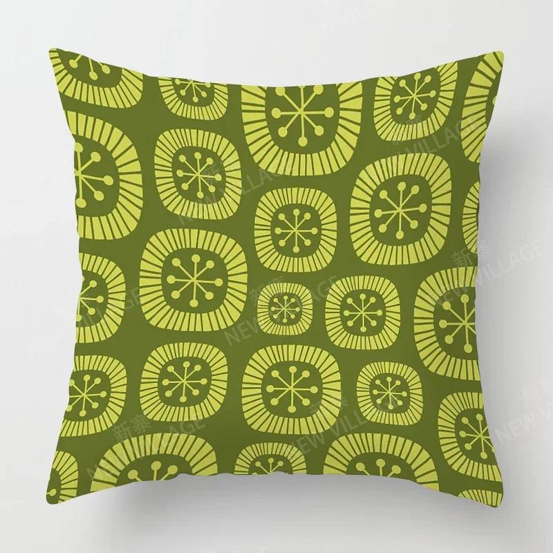 Nordic Fall Home Decor Autumn Throw Pillow Case Sofa Cushion Cover Modern 45x45cm 45*45 50x50 60x60cm 40*40 40x40 Geometry 60*60