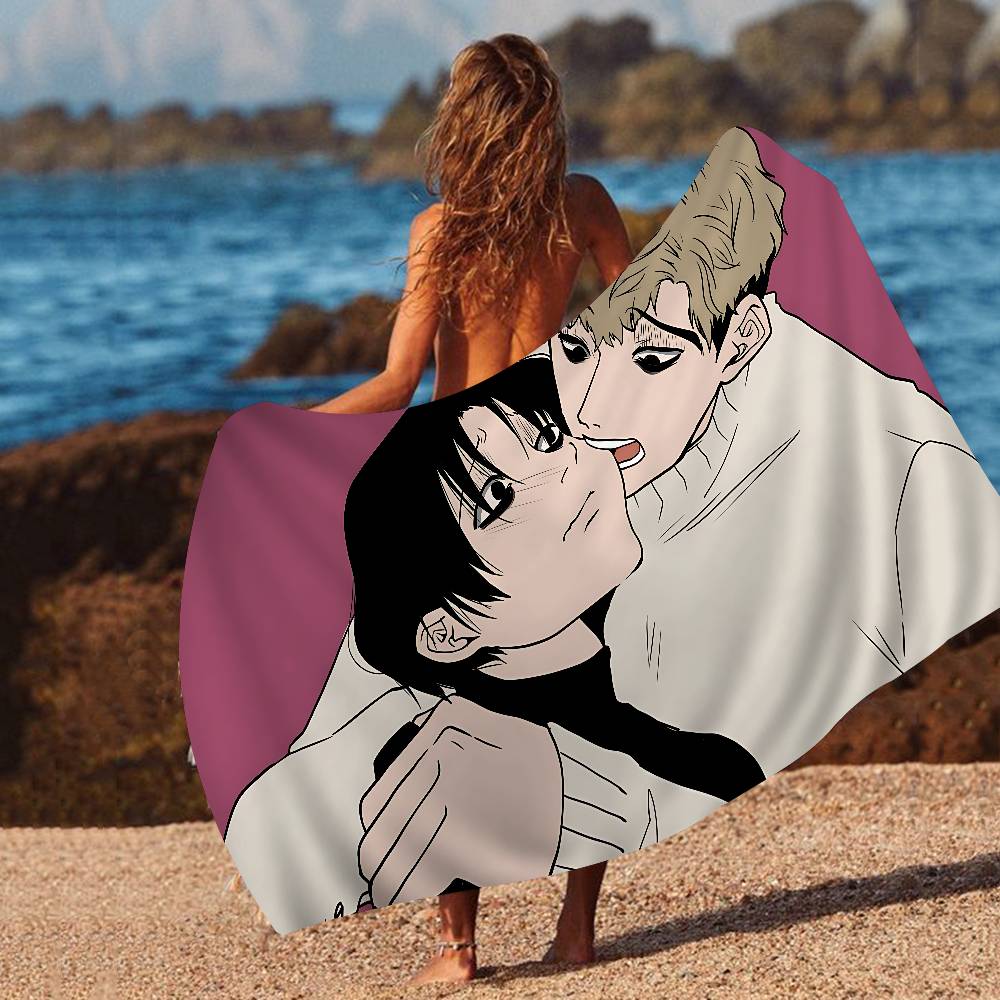 Anime Killing Stalk Big Microfiber Beach Towels Quick Dry Towel Sand Beach Towels Pool Towel for Travel Swim Pool Yoga