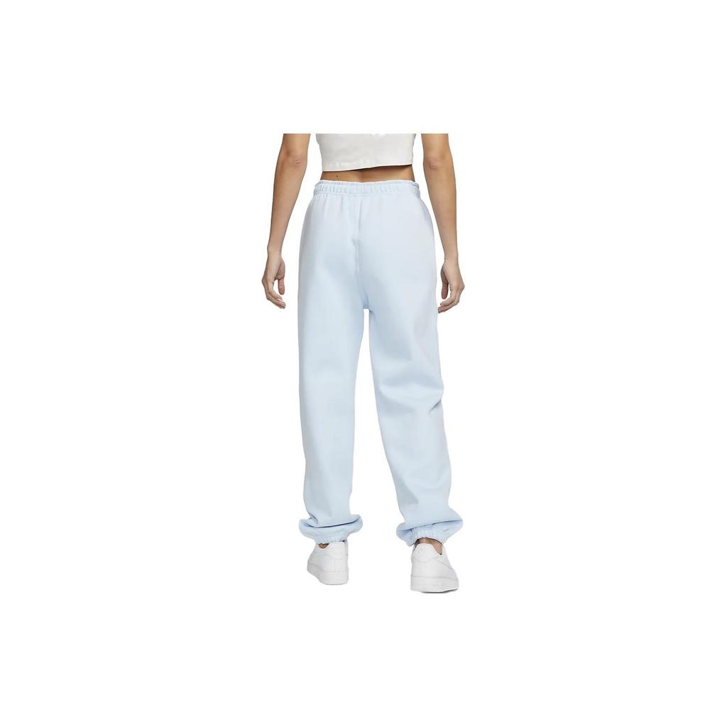 Nike Knitted Sweatpants Women's Sky Blue Moderate Cuffed Pants CW5565-441