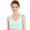 Plus Size Seamless Wireless One Piece Thin Shaping Sports Yoga Bra For Women