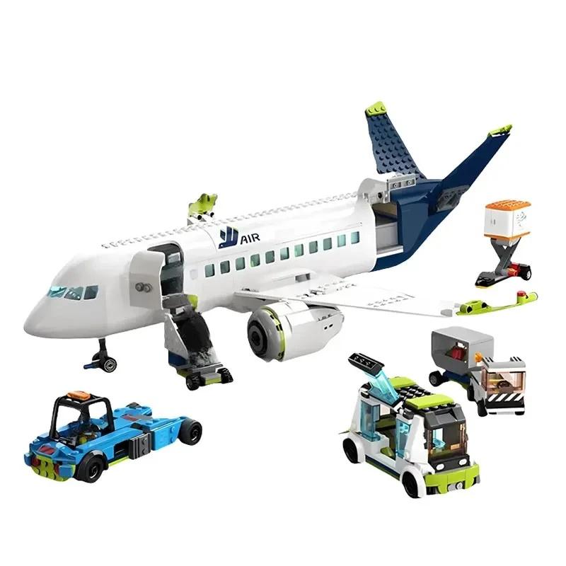 City Series New Airport Station Terminal Building Blocks Set Up Construction Aircraft Toys Children's Christmas Gifts 703PCS