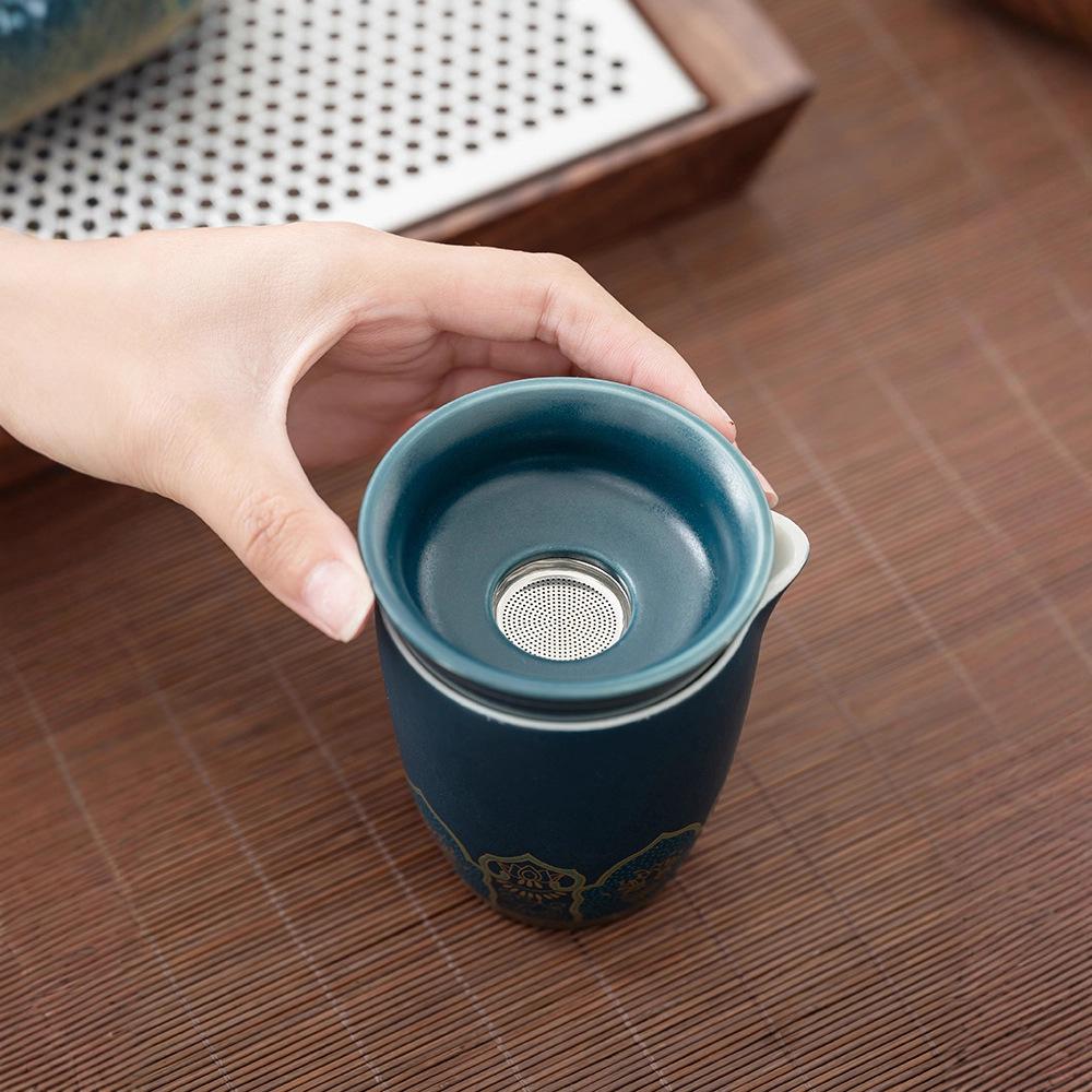 Guyun China Dragon Gift Box Enterprise Annual Meeting Send Customers Employees Practical Opening High-end Travel Tea Set Outdoor Portable