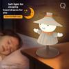 Cartoon Cute Scarecrow Usb Charging Battery Led Table Night Light Child Eye Adjustable Protection Warm White Desk Lamp Ornaments