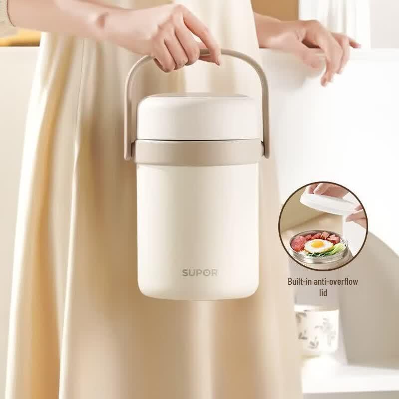 SUPOR 2L 304 Stainless Steel Insulated Food Container
