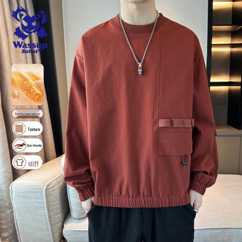 

Wassup Sohot Men s Functional Pocket Sweatshirt 3XL