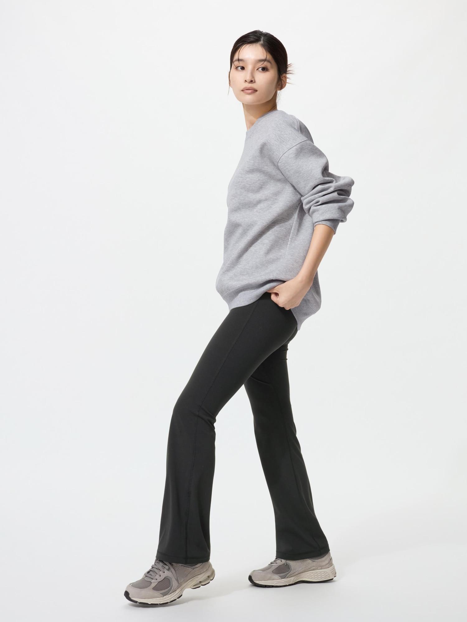 Uniqlo Япония Леггинсы-клеш Ultra Stretch Active 09 BLACK/L
