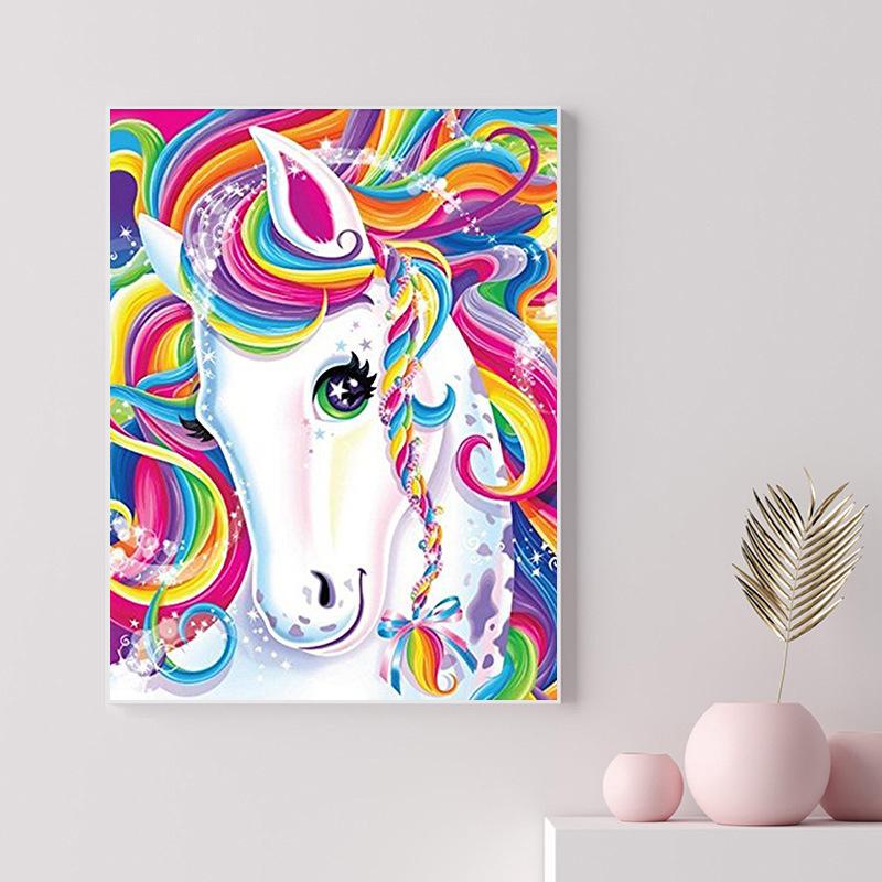 40X50Cm Diamond Painting Large Size Diamond Sticker Bedroom Living Room Decorative Painting With Photo Frame