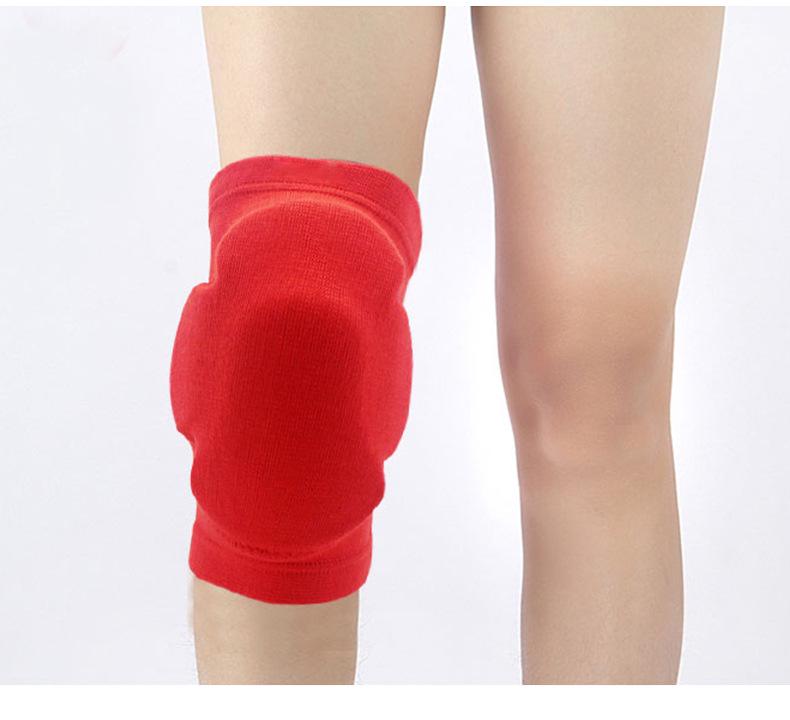 Sponge Anti-collision Knee Pads for Cycling, Ice Skating, Volleyball, Roller Skating, Basketball & Skiing with PU Shock Absorption