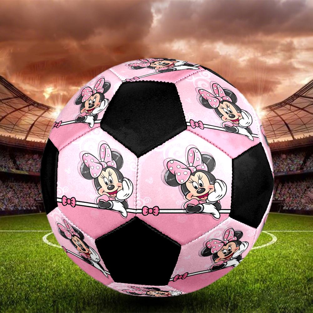 Minnie Theme Size 5 Soccer Ball, Suitable for Both Indoor and Outdoor Matches, a Gift Suitable for Everyone.