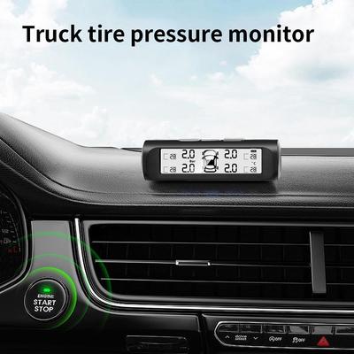 Moniteur intelligent de pression des pneus de voiture TPMS, système de surveillance de la charge solaire, alarme universelle de sécurité de la pression des roues, capteur de pression des pneus CD