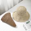 Women's Summer Hat Korean Style Big Brim Foldable Sun Hat Bucket Hat Sunscreen Beach Accessories Holiday Travel 2025 New