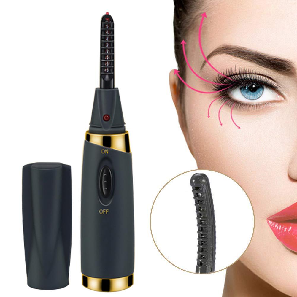 Electric Heated Eyelash Curler USB Electric Heated Makeup Eye Lashes Heated Eyelash Curler