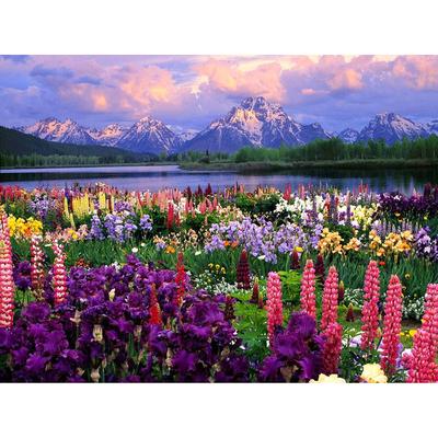 Diamond Embroidery Cross Stitch Scenery Diamond Painting Rhinestone Home Decoration