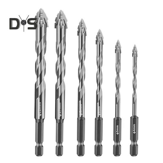 Firkantet tagget eksentrisk borbitssett Høy hardhet Rustsikker Enkel installasjon Multifunksjonelt skjevt hode borbitssett