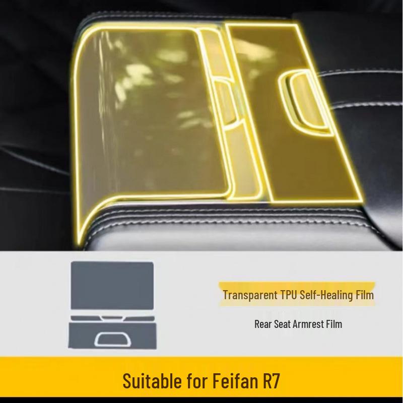 Feifan R7 2022-2024 Interior Protection Set: Dashboard, Navigation Screen & Center Console Films