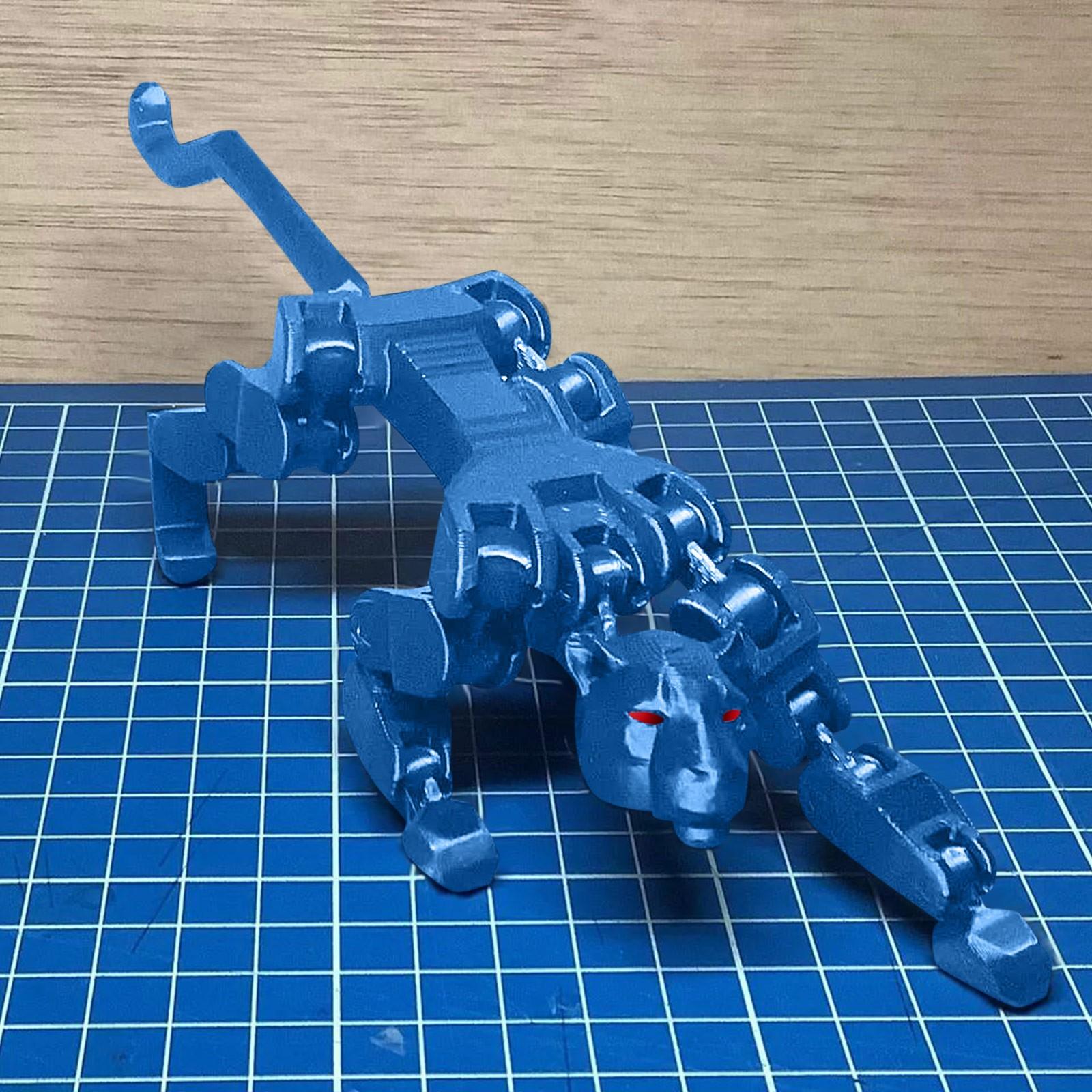 

Articulated Action Figure Toy Movable Joints for Creative Play, Collectible Figurine for Kids and Adults синий