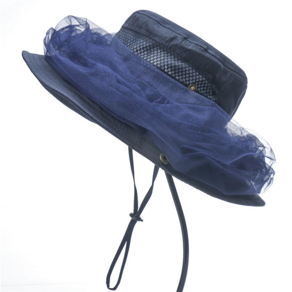Hat Bee Keeping Protective Mosquito Net Hat Insect Mesh Hat Anti Bee Hat Outdoor Fishing Sun Cap