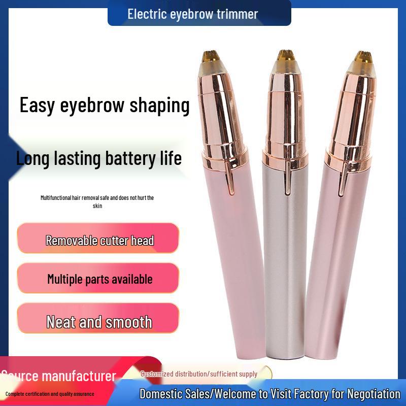 Portable Electric Eyebrow Trimmer and Shaper Set