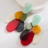 New Multi-layer Irregular Resin Long-style Exaggerated Earrings with Luxurious and High-end Feel - Crab-shaped Earrings